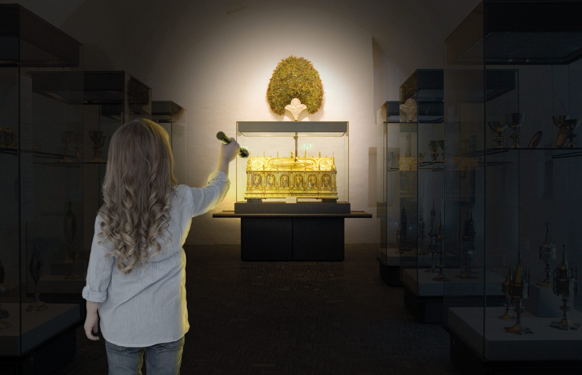 Taschenlampenführung im Diözesanmuseum