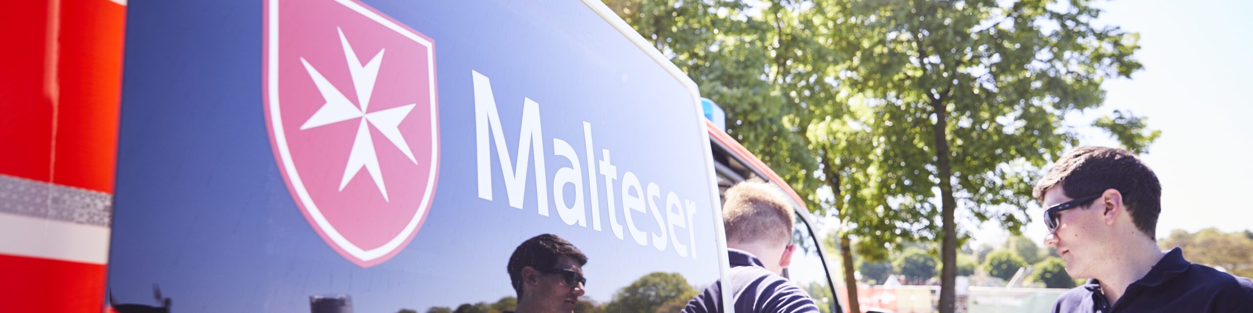 Malteser Einsatzdienste - Aufbau einer Sanitätsstation