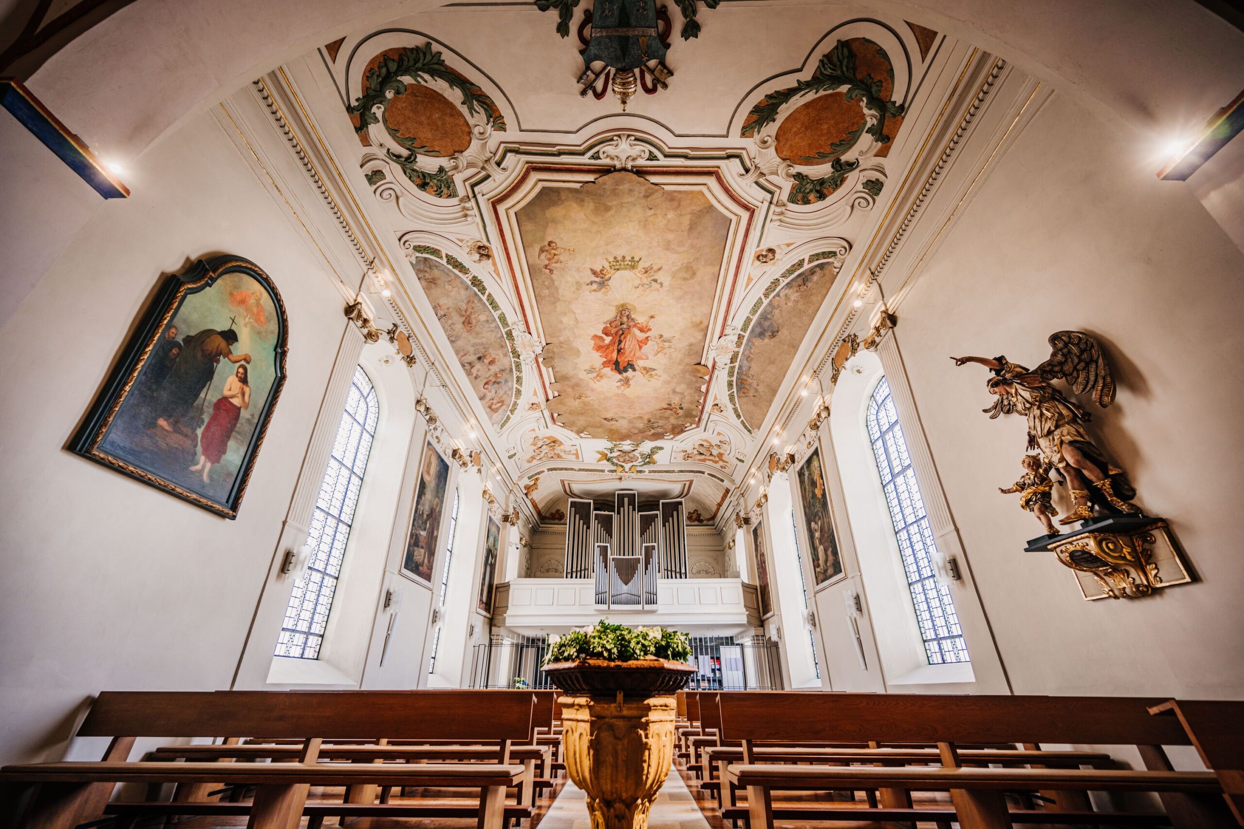 Innenansicht St. Johannes Baptist in Herford