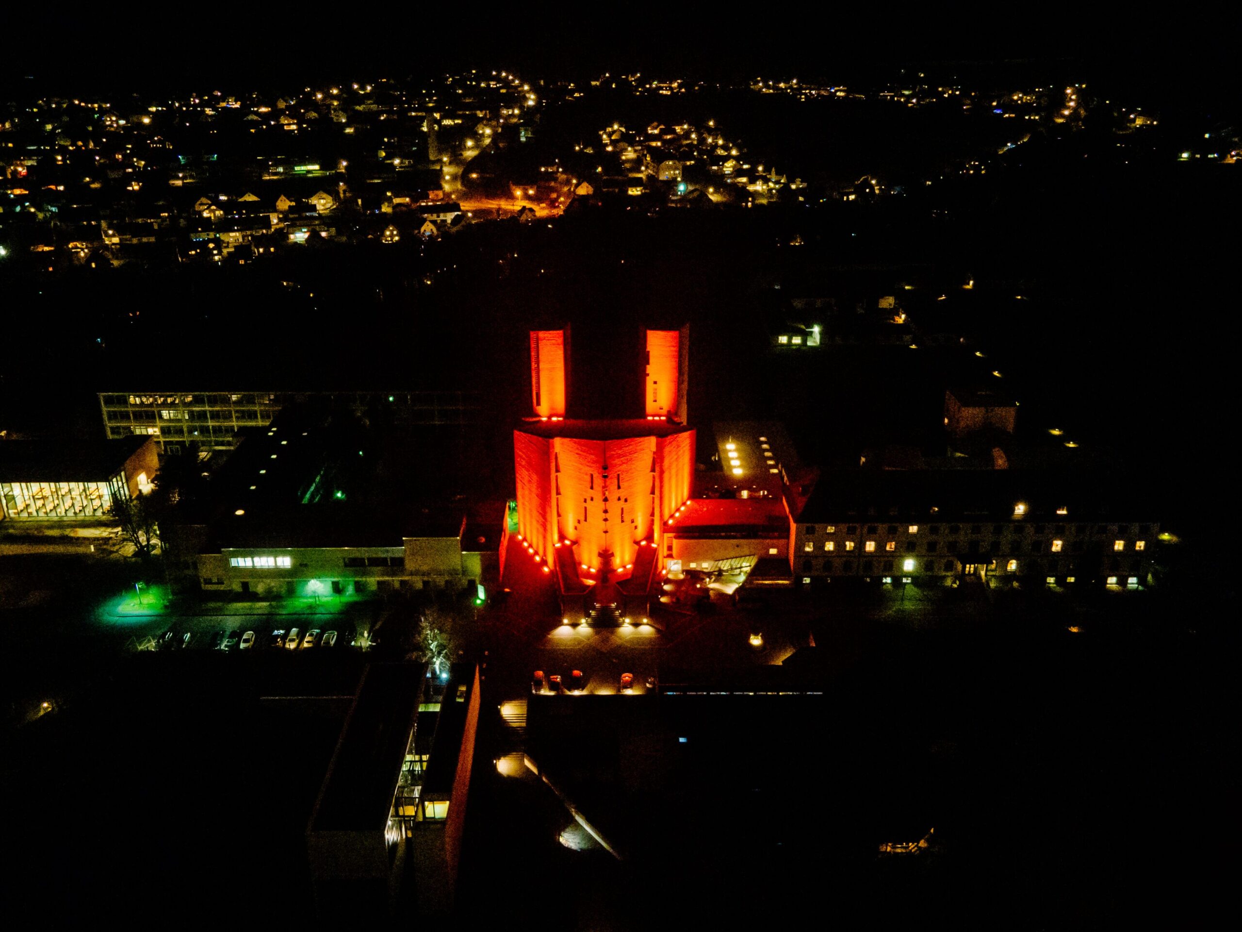 Abtei Königsmünster Nachts